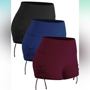 3-PACK Athletic High-Waisted Shorts